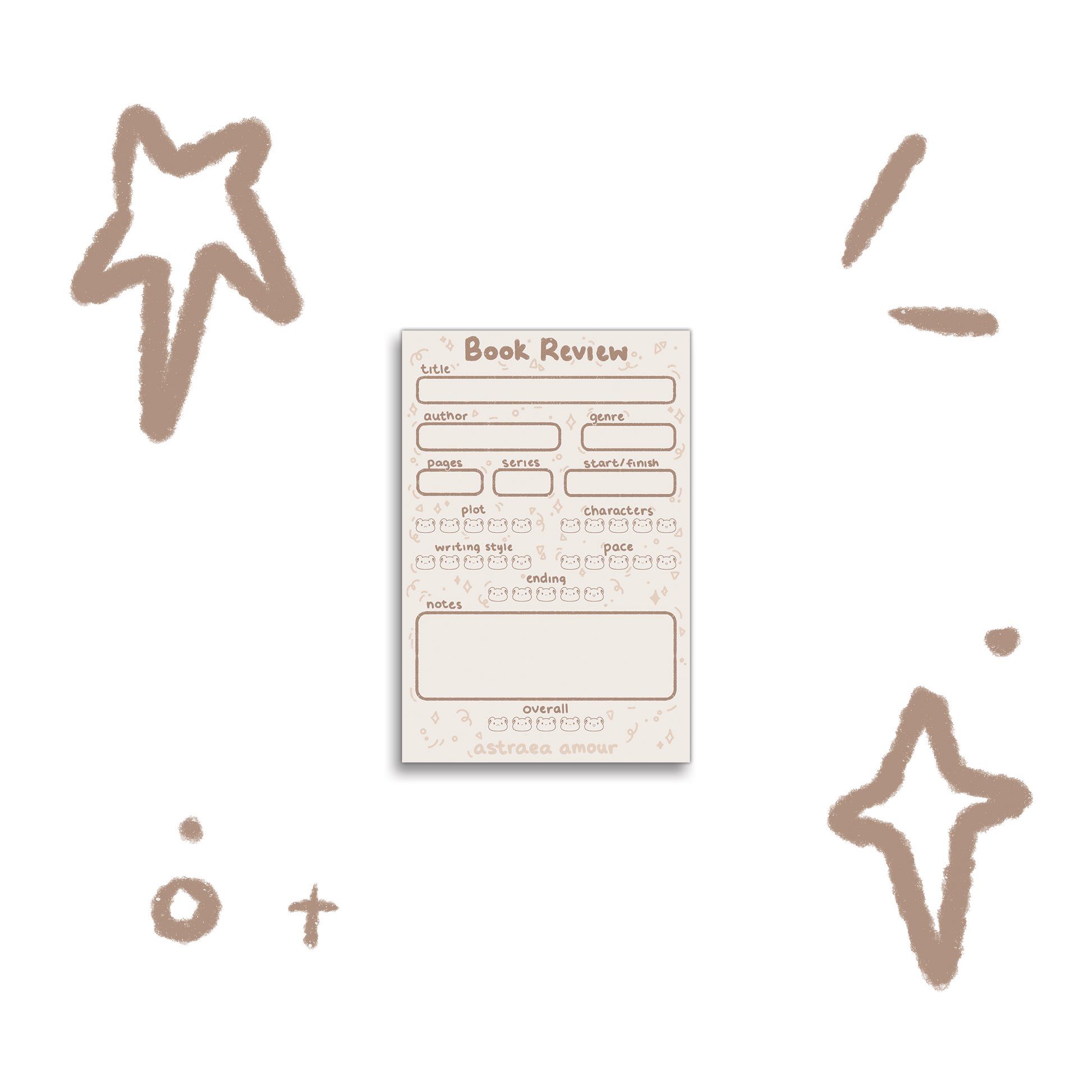 Book Review Notepad | 4x6