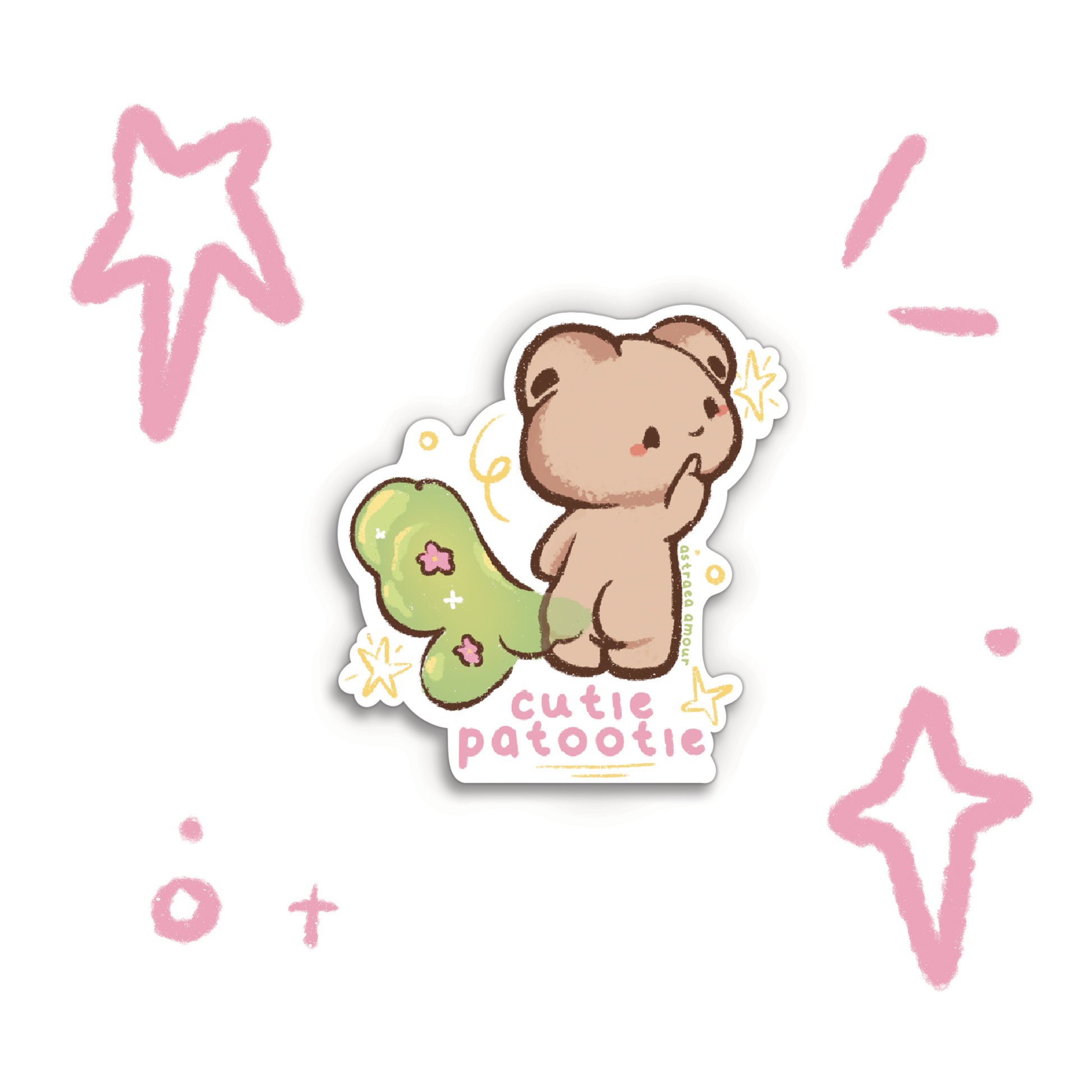 Cutie Patootie Sticker