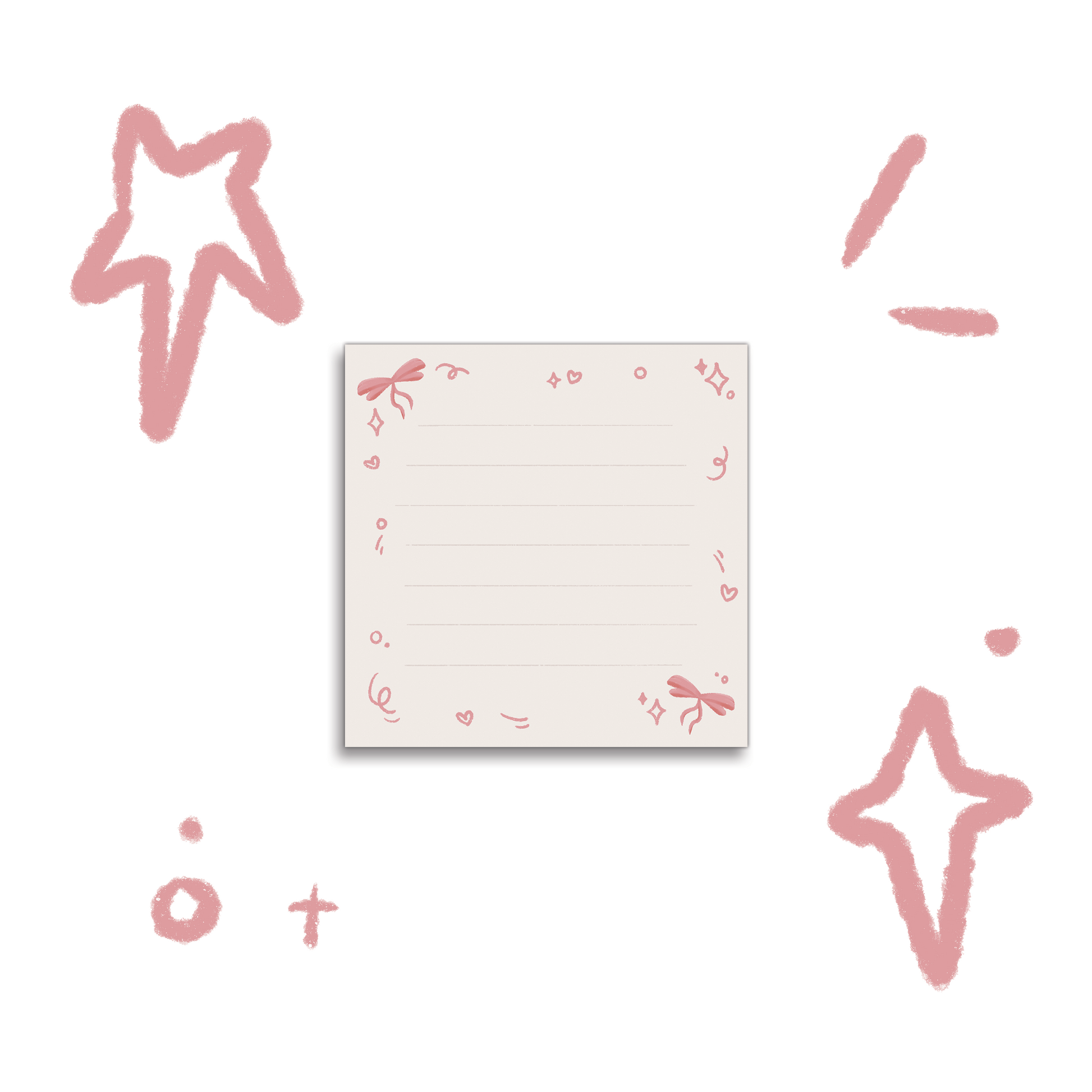 Bow Sticky Note | 3x3