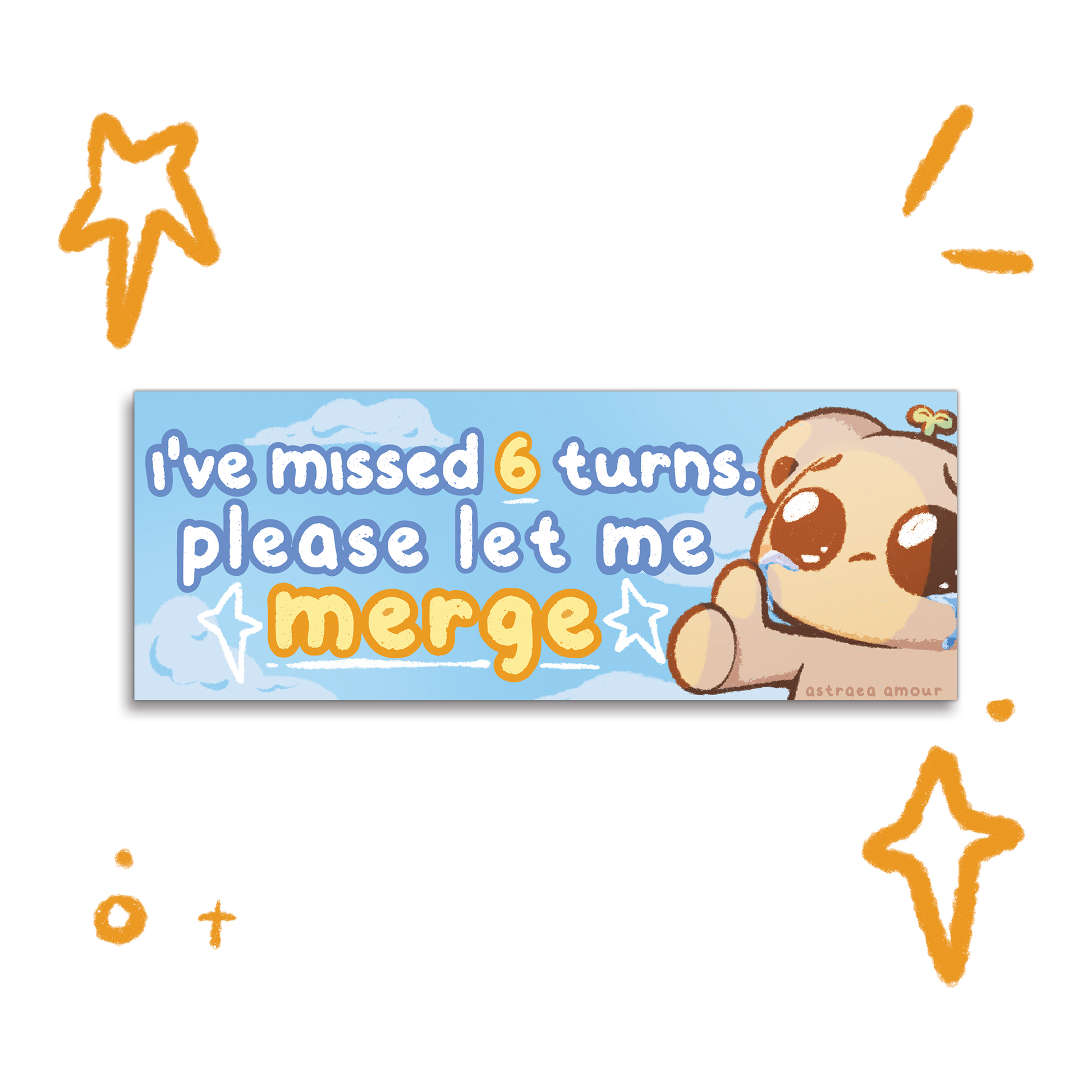 Merge Bumper Sticker