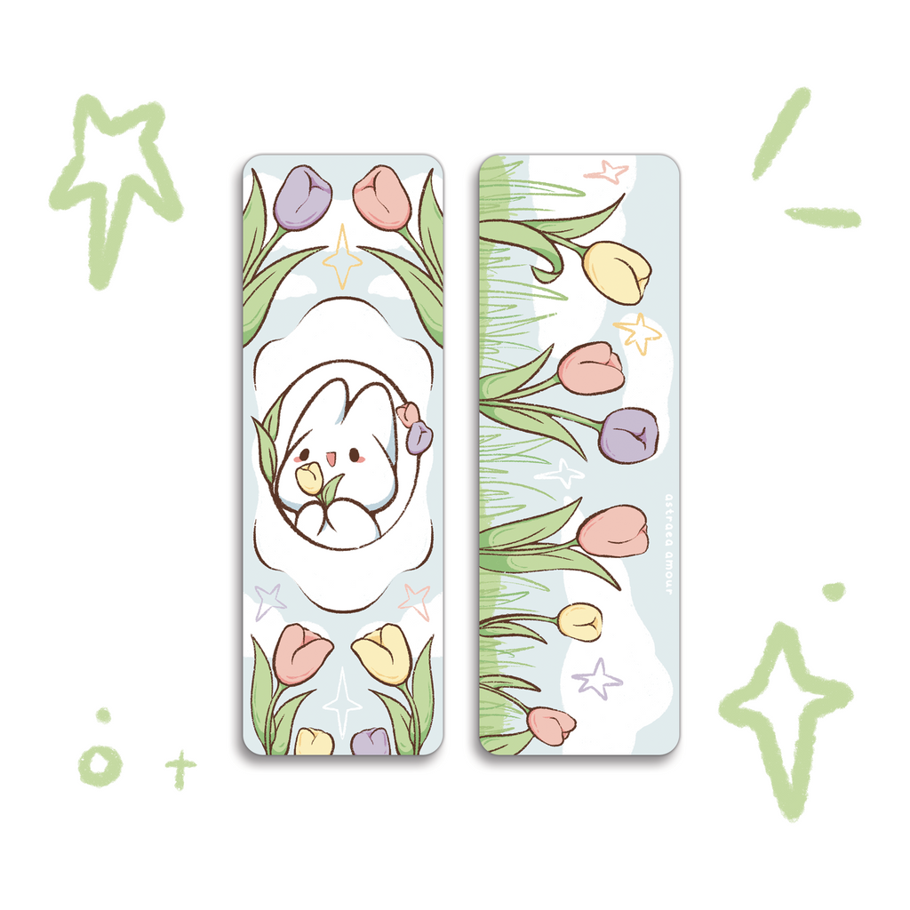 Tulip Fields Bookmark
