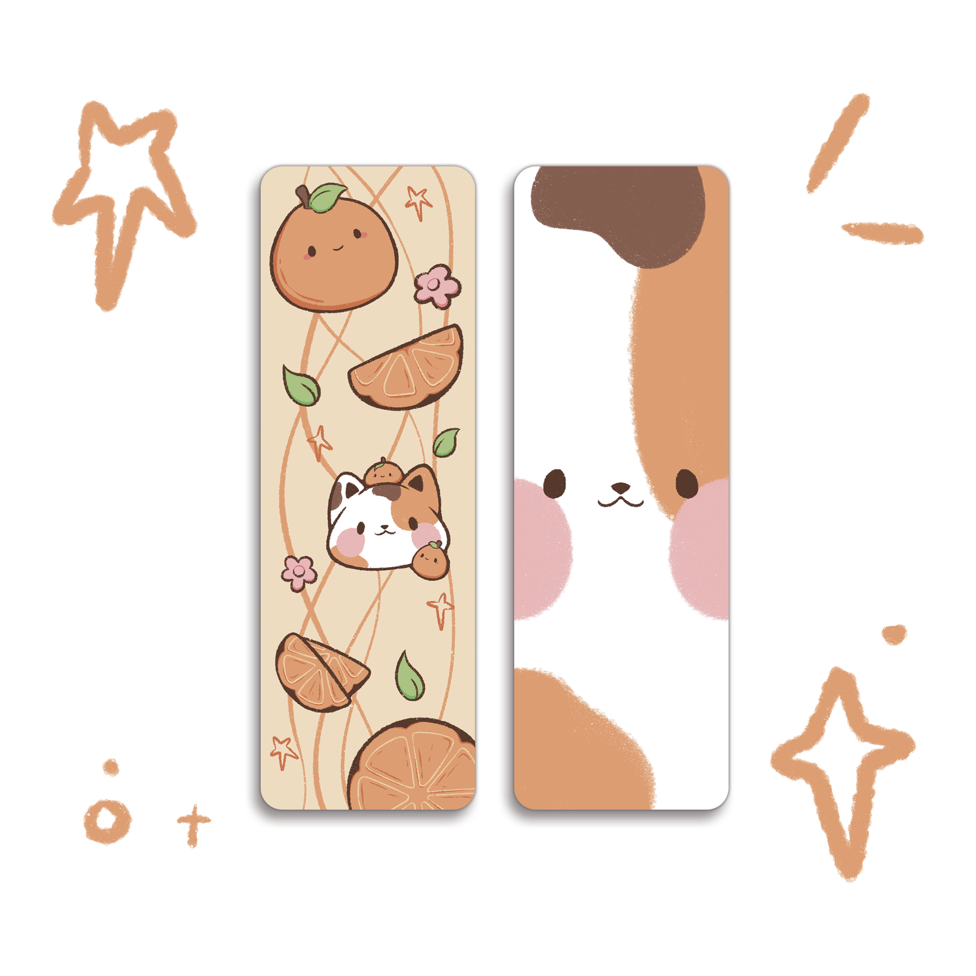 Calico Orange Bookmark