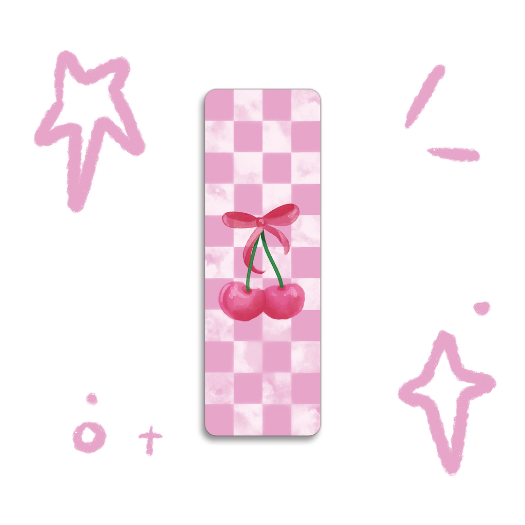 Cherry and Bows Bookmark
