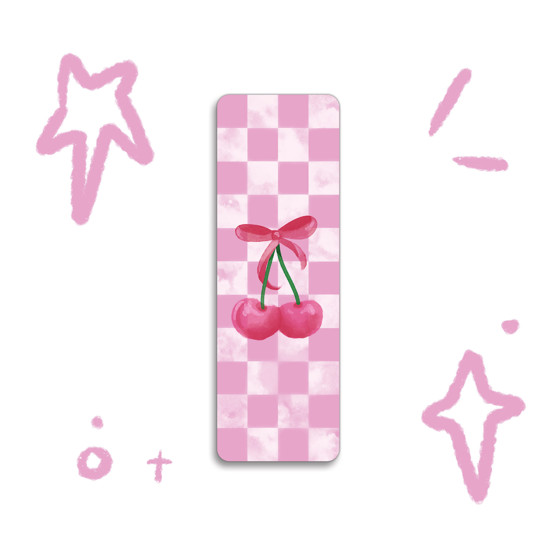 Cherry and Bows Bookmark