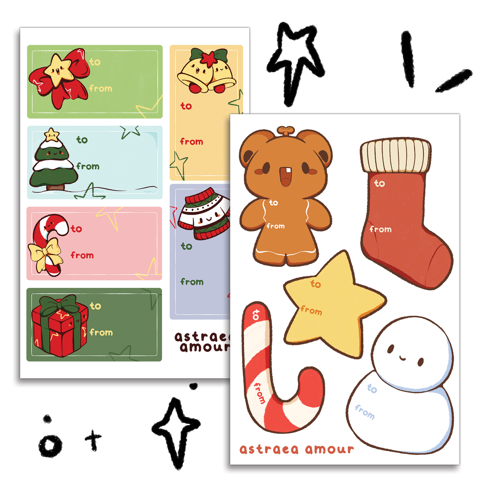 Gift Labels Sticker Sheet