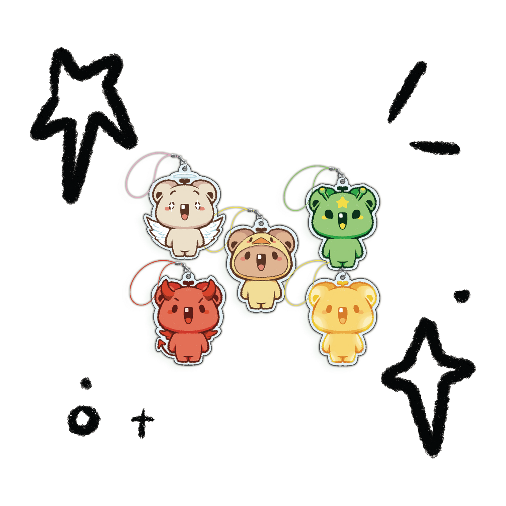 Mystery Baer Phone Charm