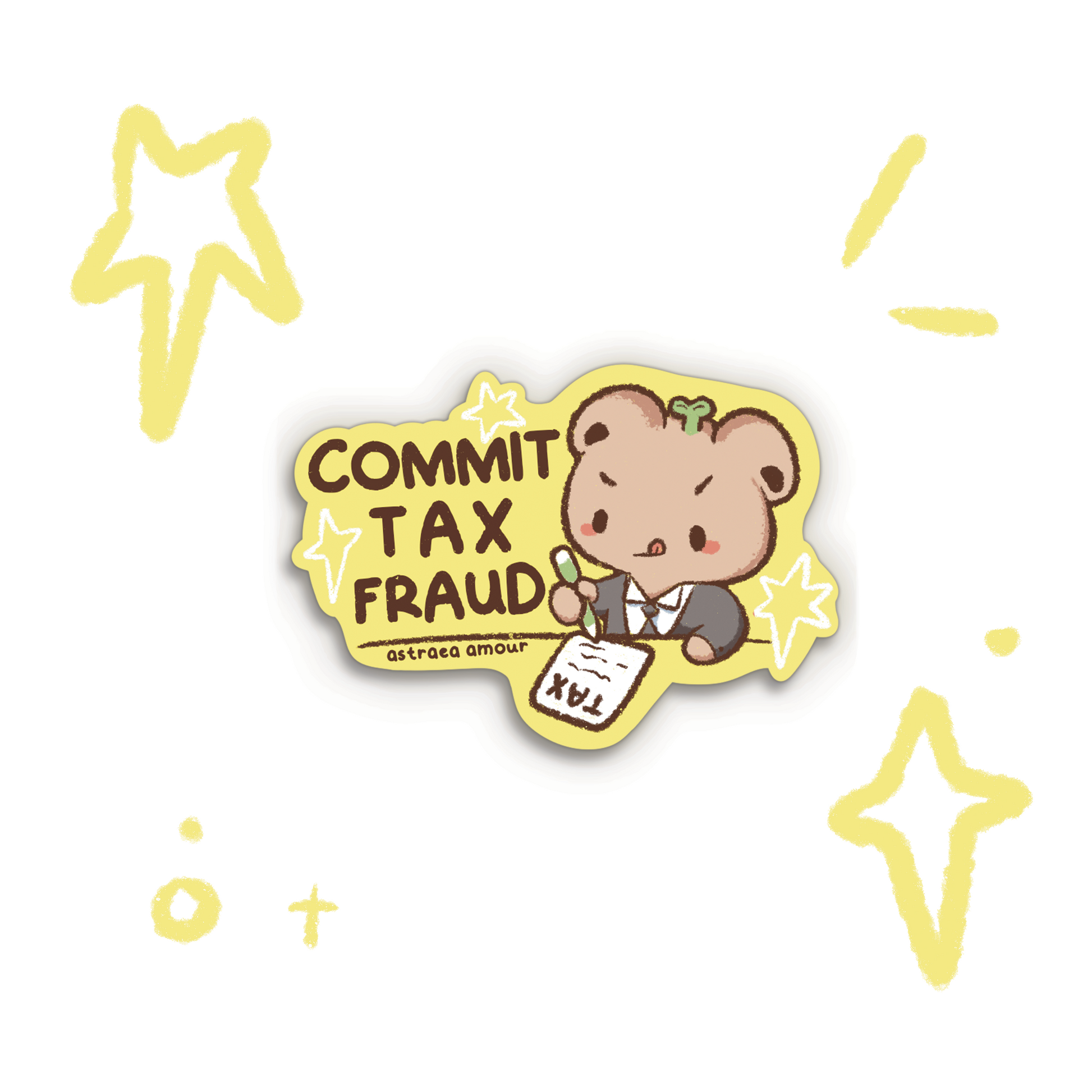 Tax Fraud Sticker